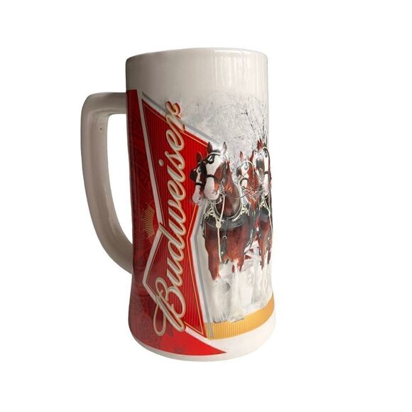 Budweiser Holiday Mug Stein Winter Wonderland 2012 Commemorative -MINT Condition - Picture 2 of 8